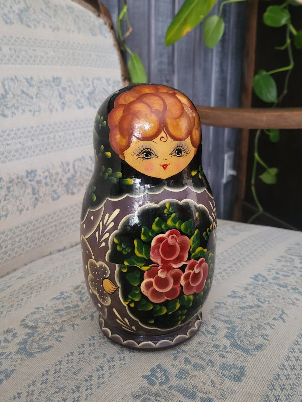 Vintage Russian Matryoshka Nesting Dolls 7 Pcs Sergiev Posad 1995